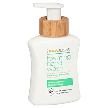 RAW SUGAR&reg; 12 oz. Green Apple + Sweet Grass Foaming Hand Wash. View a larger version of this product image.