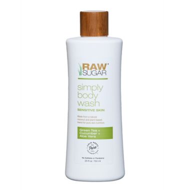 Raw Sugar Simply Body Wash Sensitive Skin in Green Tea and Cucumber. View a larger version of this product image.