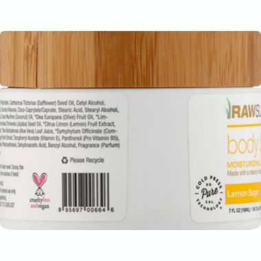 RAW SUGAR&reg; 7 oz. Body Butter in Lemon Sugar. View a larger version of this product image.