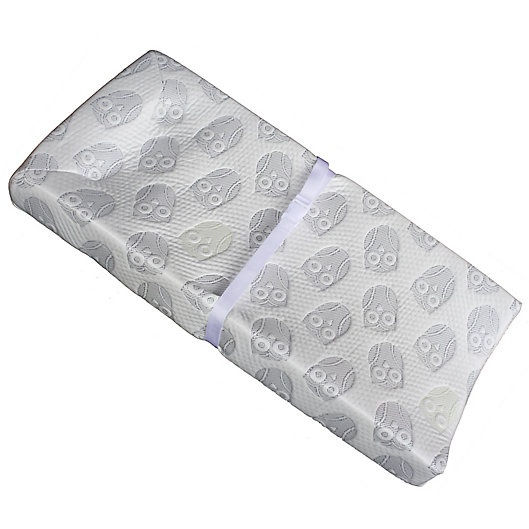 Alternate image 1 for 3-Sided Owlet Cloth Contour Changing Pad in White by Colgate Mattress®