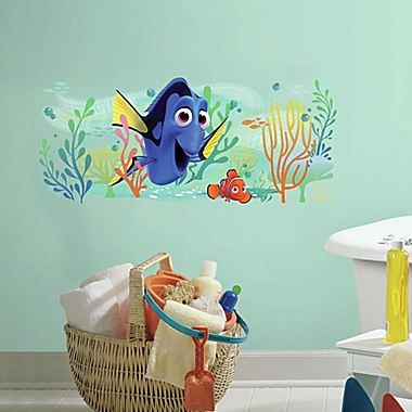 Finding Dory and Nemo Peel and Stick Giant Wall Decal. View a larger version of this product image.