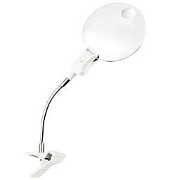 OttLite 5-Inch Battery Operated LED Magnifier Clip and Stand