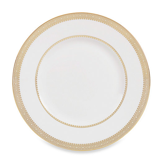 Alternate image 1 for Vera Wang Wedgwood® Lace Gold Accent Plate