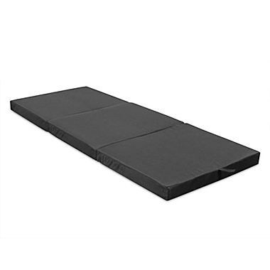 Bean Bag Tri-Fold Mat in Black. View a larger version of this product image.