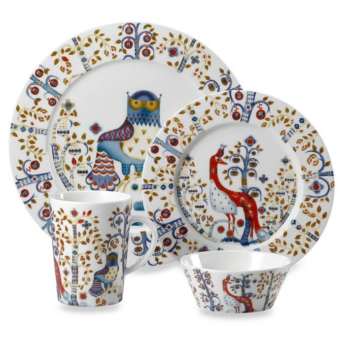 Iittala Taika Dinnerware Collection in White Bed Bath & Beyond
