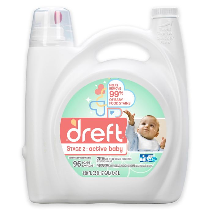 Dreft Stage 2 Active Baby 150 Oz Hec Liquid Detergent Bed Bath Beyond