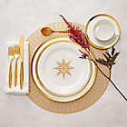 Alternate image 1 for Nevaeh White&reg; by Fitz and Floyd&reg; Grand Rim Wide Band Gold Cup and Saucer