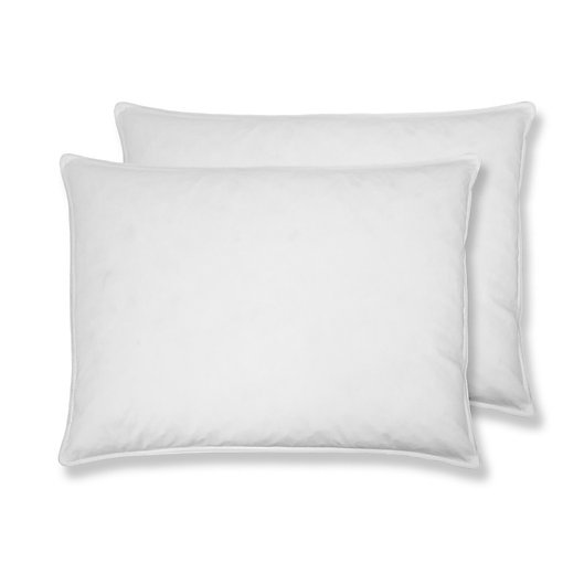 Sweet Home Collection USA Finished King Down & Feather Bed Pillows 2 Pack