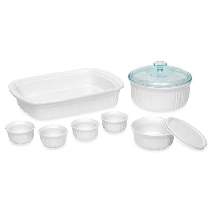 CorningWare® French White 9Piece Set Bed Bath & Beyond