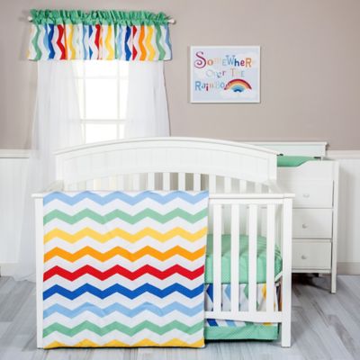 chevron cot bedding