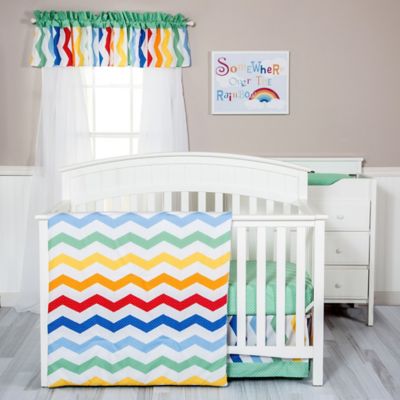 rainbow crib set