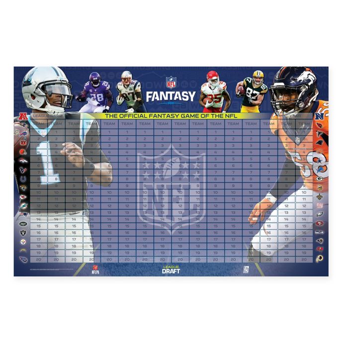 NFL 2016 Official Fantasy Football Draft Kit | Bed Bath ...