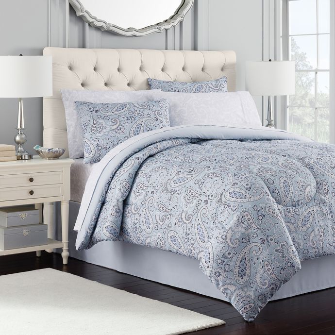 Royal Ascot Comforter Set In Blue Bed Bath Beyond