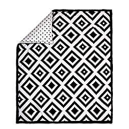 The Peanut Shell® Tile Quilt in Black/White