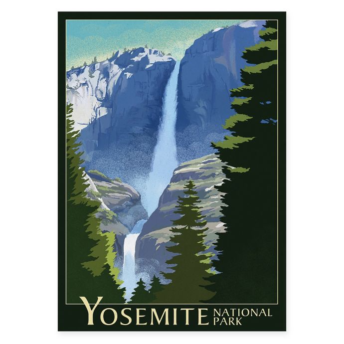 Yosemite National Park Waterfall Canvas Wall Art Bed Bath Beyond