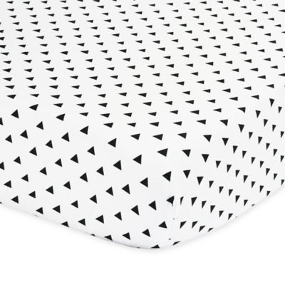 black fitted crib sheet