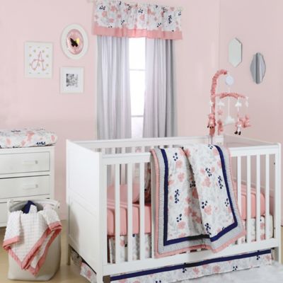 target floral crib sheet