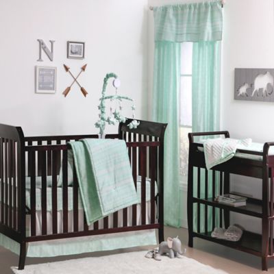 mint baby bedding