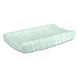 The Peanutshell™  Tribal Changing Pad Cover in Mint