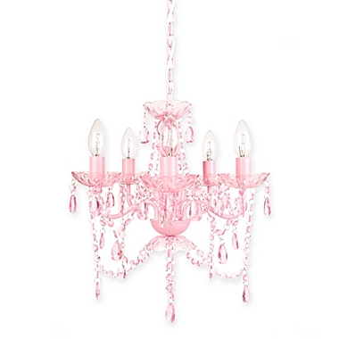 Sleeping Partners 5-Light Chandelier in Pink Sapphire. View a larger version of this product image.