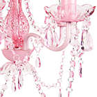 Alternate image 2 for Sleeping Partners 5-Light Chandelier in Pink Sapphire