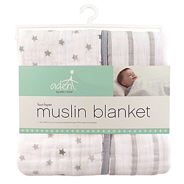aden + anais&trade; essentials Classic Dream Blanket in Dove. View a larger version of this product image.