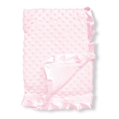 soft pink baby blanket