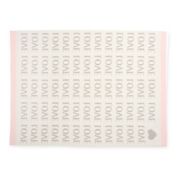 Elegant Baby&reg; Love Heart Knit Blanket in Pink