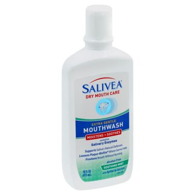 Salivea&reg; 16 oz. Extra Gentle Soothing Mint Mouthwash. View a larger version of this product image.