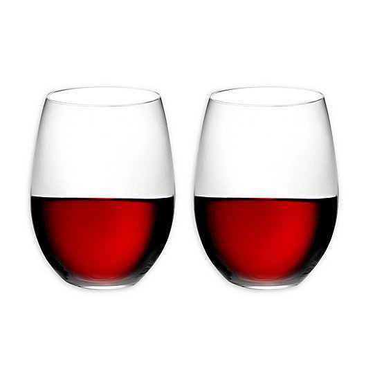 Alternate image 1 for Riedel® O Cabernet/Merlot Stemless Wine Glasses (Set of 2)