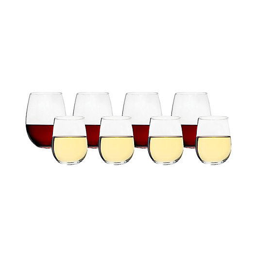Alternate image 1 for Riedel® O Cabernet/Merlot + Viognier/Chardonnay Stemless Wine Glasses Buy 6 Get 8 Value Set