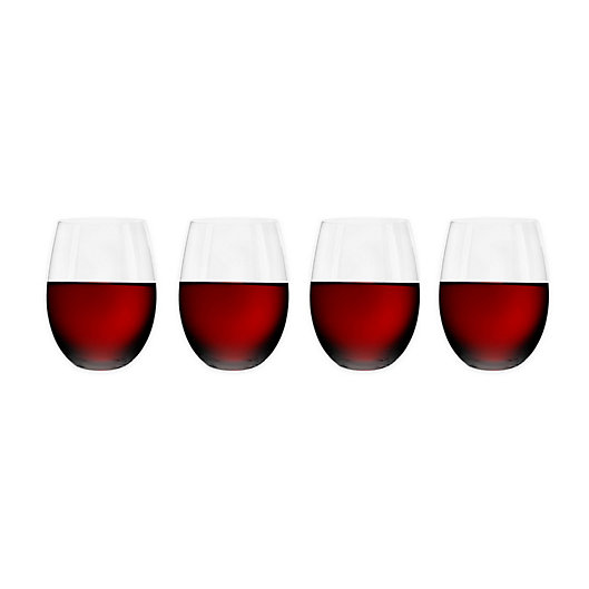 Alternate image 1 for Riedel® O Cabernet/Merlot Stemless Wine Glasses Buy 3 Get 4 Value Set