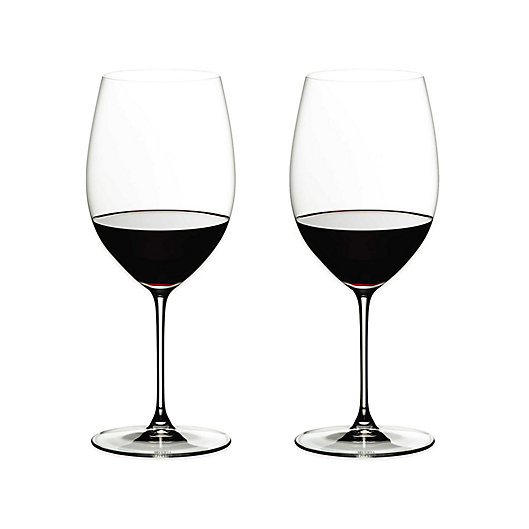 Alternate image 1 for Riedel® Veritas Cabernet/Merlot Wine Glasses (Set of 2)