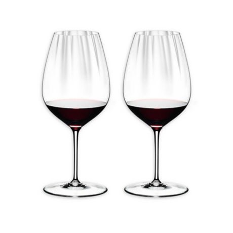 riedel performance cabernet wine glasses set of 2 bed bath beyond