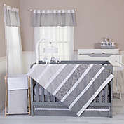 Trend Lab&reg; Ombre Grey 5-Piece Crib Bedding Set