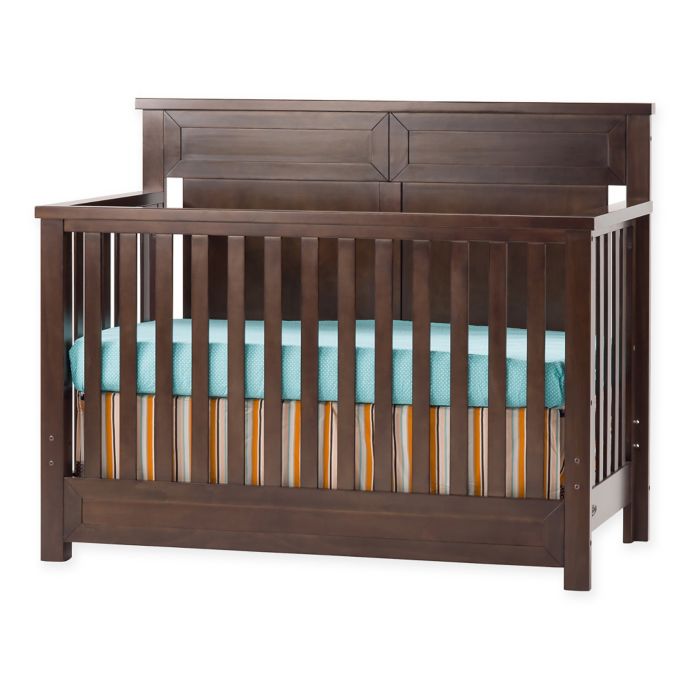 Child Craft Abbott 4 In 1 Convertible Crib In Walnut Buybuy Baby