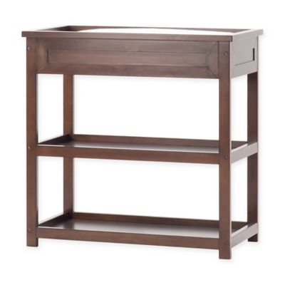 walnut changing table