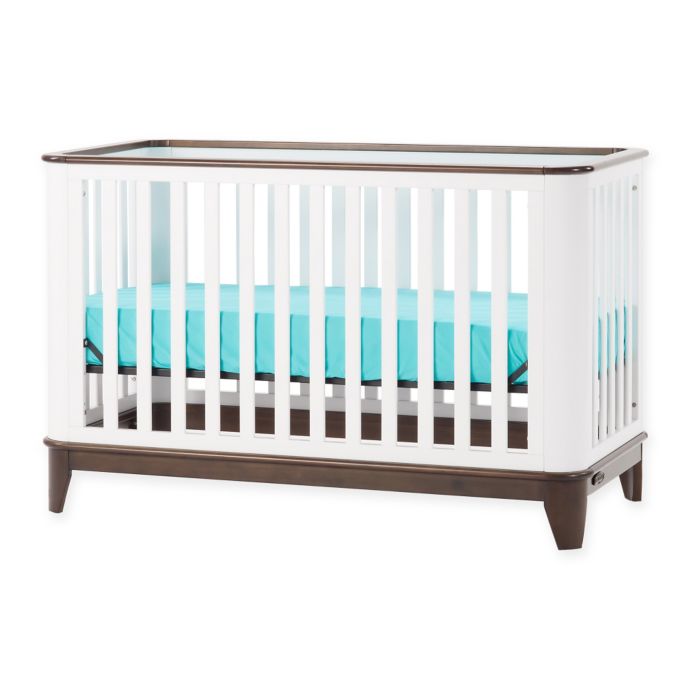 Child Craft Studio 4 In 1 Convertible Crib In Matte White Slate