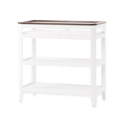 white changing table