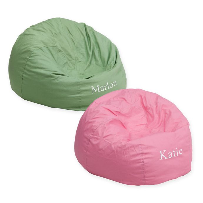 Flash Furniture Personalized Kids Bean Bag Chair | Bed Bath and Beyond ...