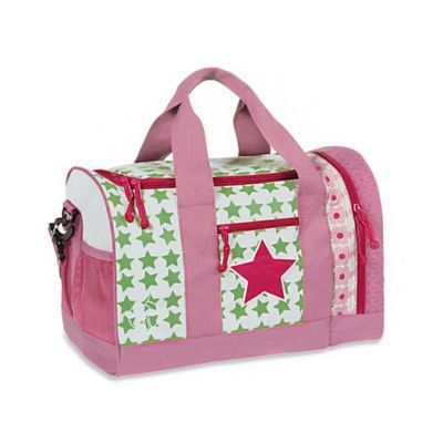 pink mini duffle bag