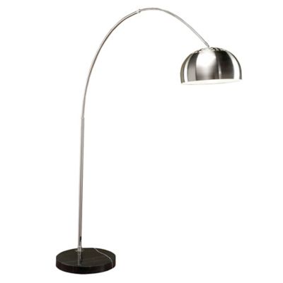 Floor Lamp In Chrome With Metal Shade, Lumisource Icicle Table Lamp