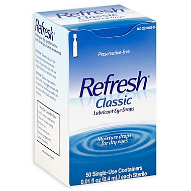 Refresh&reg; 50-Count Classic Lubricant Eye Drops. View a larger version of this product image.