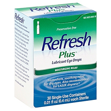 Allergan Refresh Plus&reg; 30-Count Lubricating Eye Drops. View a larger version of this product image.