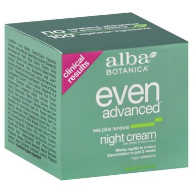 Alba Botanica&reg; 2 oz. Natural Even Advanced Sea Plus Renewal Night Cream. View a larger version of this product image.