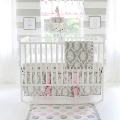 My Baby Sam Olivia Rose 3-Piece Crib Bedding Set