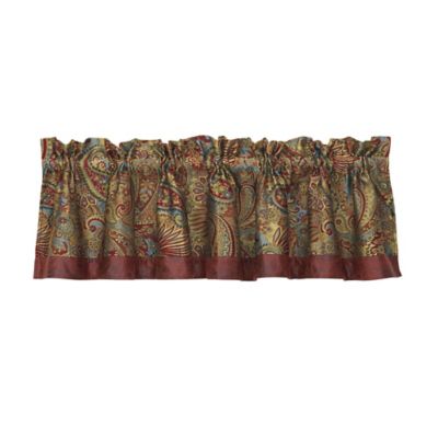 HiEnd Accents San Angelo Paisley Window Valance