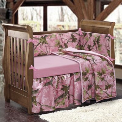 Purple camo store crib bedding sets