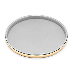 Kraftware™ Sophisticates 14-Inch Serving Tray in Black/Polished Gold
