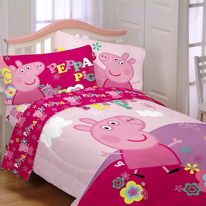 Peppa Pig Reversible Comforter In Pink Bed Bath Beyond